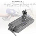 Miniatyrbillede 2 af 5: Oplader til V10 V11 V15 SV12 SV15 Støvsuger Udskiftningsopladningsledning Batteristrøm Adapter 30.45V