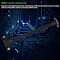 Pikkukuva 3 / 4: PCIe X1 Nouseutinkaapeli Kaksois-oikeakulmainen PCIe 3.0 X1 - X1 Jatkokaapeli 8gbps Pci 1x Nouseutinkortti 20cm