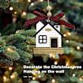 Miniatyrbillede 5 af 5: Gave til indvielse af huset Ornament Træ 2024 Med Gaveæske Ornament Første Jul I Vores Nye Hjem I 2024 Julepynt