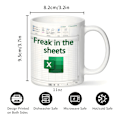 Miniatyrbilde 2 av 5: Freak In The Sheets Kaffekopp Multifunksjonell Chic-Stil Keramisk Kopp Gave til Venner Familie Kopp 1 stk