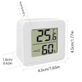 Miniatyrbillede 2 af 3: Bærbar Digital LCD Luftfugtighedsmåler Termometer Hygrometer Overvågnings Sensor