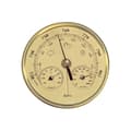 130 mm analog barometer med termometer och hygrometer - 3-i-1 väderstation guld