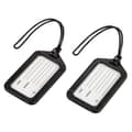 Bagageetikett 2-pack Svart