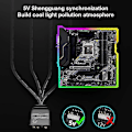 Miniatyrbild 4 av 5: Coolmoon Argb Splitter 5v 3 Pin 1 Till 4 Universal 33.5cm Moderkort Argb Förlängningskabel Med Skyddslock För Stationär Kaesi