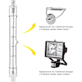 Miniatyrbillede 3 af 3: Sæt med 5 R7s halogenlamper 78mm 80w 230v, R7s halogenstav 78mm, R7s halogenlampe Dæmpbar halogenlampe