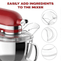 Miniatyrbilde 2 av 5: Helleskjerm for Kitchenaid 4,5-5 Quart Miksebolle, Klar Sikkerhetsskjerm for Kitchenaid Tilt-Head Kjøkkenmaskiner