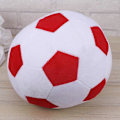 Miniatyrbillede 4 af 4: Multifunktionelt Fodbold Legetøj Fodbold Udstoppede Dyr Plys Fodbold Legetøj Fodbold Form Kastepude Rød