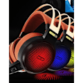 Miniatyrbild 2 av 3: T8 Driver LED Blinkande Vibration Gaming Hörlurar Headset Med Mikrofon
