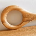 Miniatyrbilde 4 av 5: Dansk Deigvisp - 2 stk. Oliven Trevisp, Brød Baking Verktøy for Blanding - Surdeigsvisp - Surdeigsrører