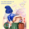 Miniatyrbild 2 av 5: Jul Tomtar Bubbelmaskin, Prutt Bubbelblåsare Rolig Leksak Fest Musik LED