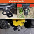 3-vejs anhængertræk adapter med bolt til ATV plæneklipper