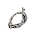 Miniatyrbilde 1 av 3: G 3/8 lengde 60 cm armert tilkoblingsslange for vannkran, 2 stk