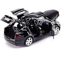 Miniatyrbillede 3 af 5: 1:32 Legering Tesla X90 Modelbil Træk Tilbage Elektroniske Legetøj med Lys og Musik, Die-Cast Bil Legetøj Kompatibel med Tesla Model X, til Tesla Elskere Samle