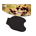 Miniatyrbild 2 av 4: 4 Kycklingsadel Ankväst Skydd Kycklingvingar Jackor Kycklingförkläden Fjäderfätillbehör - Svart Liten 20 19.5cm