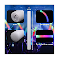 Miniatyrbilde 3 av 5: 18 Pakke LED Glow Sticks Bulk Fargerike Glow Foam Sticks For Julebursdag Bryllupsfestutstyr