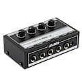 Miniatyrbilde 1 av 5: 4-kanals profesjonell lydmikser lav-støy audio lydmikserforsterker for keyboard, musikkinstrumenter (EU-plugg)