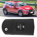 Miniatyrbild 2 av 3: Fällbart 2-knapps fjärrkontrollnyckelskal för MAZDA 2 3 5 6 RX8 MX5 2B
