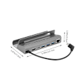 Miniatyrbillede 5 af 5: 4k 60hz Dockingstation til Deck Gigabit Ethernet Dockingstation 100w Hurtigoplader til Deck Udvidelsesenhed