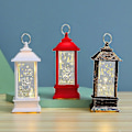 Miniatyrbild 4 av 5: Jullampa i Lykta Form Klassisk Design Liten Hängande