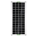 Miniatyrbild 3 av 5: 30W Polykristallin Solpanel Flexibel Solpanel För Camping Bil Resor Utomhus Nödkraft A