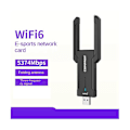 Pikkukuva 2 / 5: Wifi6e 5374mbps 5.9g 7.1g Usb3.0 -kaistainen langaton verkkosovitin Wifi-vastaanotin pöytätietokoneelle kannettavalle tietokoneelle