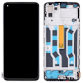 Miniatyrbild 1 av 5: För Oppo Reno5 4G/ Reno5 K LCD-montering + Ram TFT Utan Logotyp