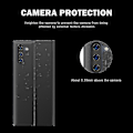 Miniatyrbilde 4 av 5: For Galaxy Note 10 Plus Side Display Magnetisk Horisontal Flip Enkelt Tekstur Klut + PC-etui Med & For Galaxy Note 10 Plus