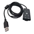 Opgrader dit headset med det eksterne USB-lydkort til 3,5 mm hovedtelefonmikrofonstikadapter til Clo