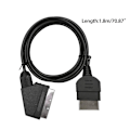 Miniatyrbild 4 av 5: Högkvalitativ RGB SCART-kabel för X 360 för X 360-spelkonsol