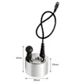 Miniatyrbillede 2 af 5: Dimplex M-011b M011b Varmeapparat Kompatibel Opti-myst Elektrisk Ildsted Transducer Glasdisk