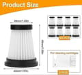 Miniatyrbilde 2 av 5: Genius Invictus One 1.0 12-pakning Hepa-filter