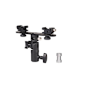 Miniatyrbild 1 av 5: Flash Base Reflektor Flash Guide Fotografering Fyllnadsljusstativ Telefon Multi-position Live Streaming Slide Stativ,a