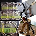 Miniatyrbild 3 av 4: 6 Stålsträngar Akustisk Gitarrset 150XL/304mm Sträng för Trägitarrer