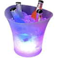 Miniatyrbild 1 av 5: LED-Isbehållare, 5L Stor Kapacitet Flaskkyl - Champagnekylare - Vinkylare - Dryckeskylare - Kyl LED Vattentät Med Färgbyte, För Fest