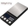 Pikkukuva 3 / 5: Digitaalinen milligrammavaaka 50 X 0,001g - Mini LCD digitaalinen taskulaboratoriovaaka elektroninen koruvaaka punnitusalustalla (500g/0,01g)