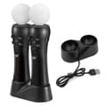 PS4 VR Move Controller Laddare - Ergonomisk Design & Snabb Laddning för Långa Spelsessioner