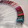 Miniatyrbilde 4 av 5: Display tips / display for neglelakkprøver 50 tips Transparent