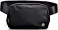 Midjeväska Fanny pack crossbody-väskor för kvinnor Överallt midjeväska (svart)