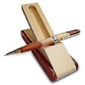 Miniatyrbillede 1 af 5: Luksuriøs Træ Kuglepen Gaveæske Med Forretnings Pen Etui Display, Fin Skrivepen Med-Yvan
