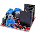 Pikkukuva 4 / 5: 3 kpl L298N Moottorikorttimoduuli Kaksois-H-silta DC-moottorin ohjain Stepper Arduino Punainen