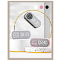 Miniatyrbild 4 av 5: Trådlös Bluetooth Högtalare Klockradio Dubbla Alarm Stöd TF-kort Digitalt Alarm för Hemmakontor Pin JP
