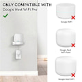 Miniatyrbillede 1 af 5: Vægbeslag til Nest WiFi Pro Intelligent Højttaler Vægopbevaringsbeslag Base, 1 stk.