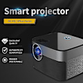Pikkukuva 3 / 5: E3 Älyprojektori Android 9.0 BT5.0 1G+8G 300 ANSI Dual WiFi 1080P FHD 4K Kotiteatteri - EU-pistoke