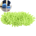Mop Slippers for Floor Cleaning - 1 Pair Green