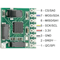 Miniatyrbillede 4 af 4: RM3100 Modul Tre-Akset Elektronisk Magnetfelt Sensor SPI I2C Dobbelt Interface Geometrisk Magnetisk