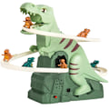 Miniatyrbillede 1 af 5: Dynamisk Roterende Dinosaur Eventyr Rutsjebane Klatre Trapper Børns Uddannelsesmæssige Elektrisk Spor Legetøj