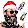 Miniatyrbild 1 av 4: 12 st Skäggjulsdekorationer, Färgglada Julskeggsprydnader