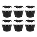 24 stk. Tegneseriebart Kake Dekorasjon Omslag Papir Cupcake Wrappers