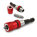 Miniatyrbilde 4 av 4: 2 Pakk Justerbar Skruedybde Skrutrekker Magnetisk Stål Skrutrekker Gipsbor 1/4\" Hex Skaft med S2 Phillips 2 Driverbits