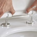 Pikkukuva 1 / 3: 1 Pari WC-istuimen Saranoita, WC-istuimen Saranakiinnikkeet, WC-istuimen Kiinnitysosat Yläkiinnitys Universaali Kiinnityspultti Laajennus - JS